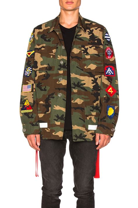 Off White Camouflage Jacket 